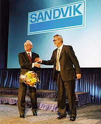 Clas Åke Hedström and Percy Barnevik.